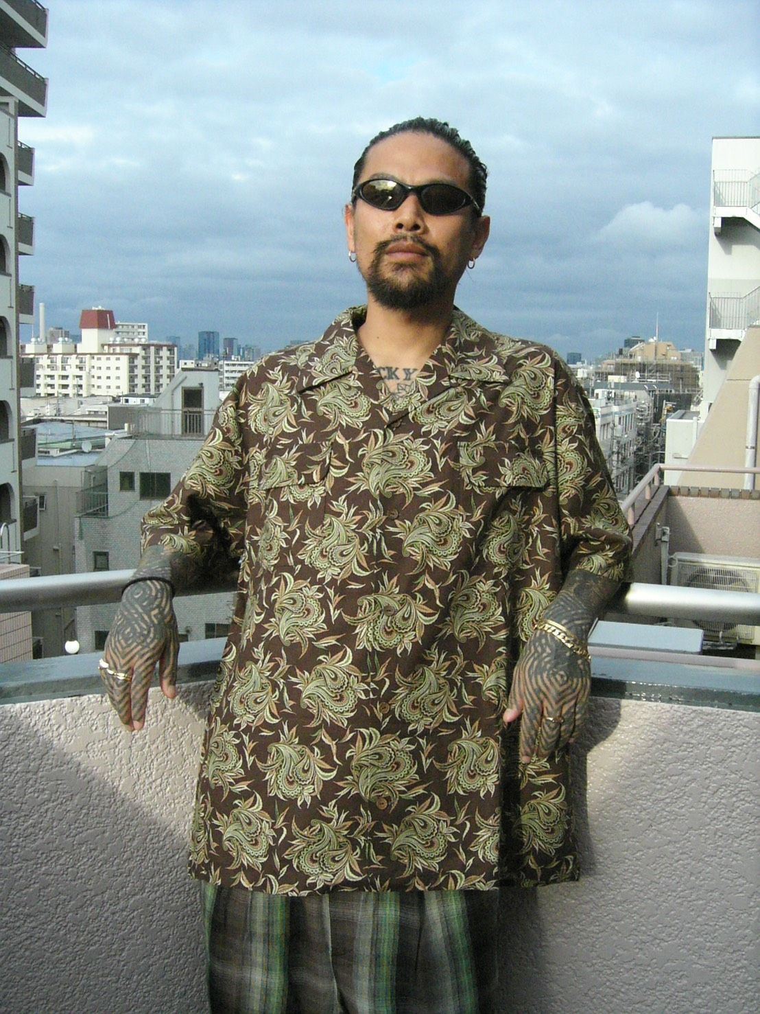 BUDS PAISLEY HAWAIIAN SHIRT / BROWN / ハワイアンシャツ