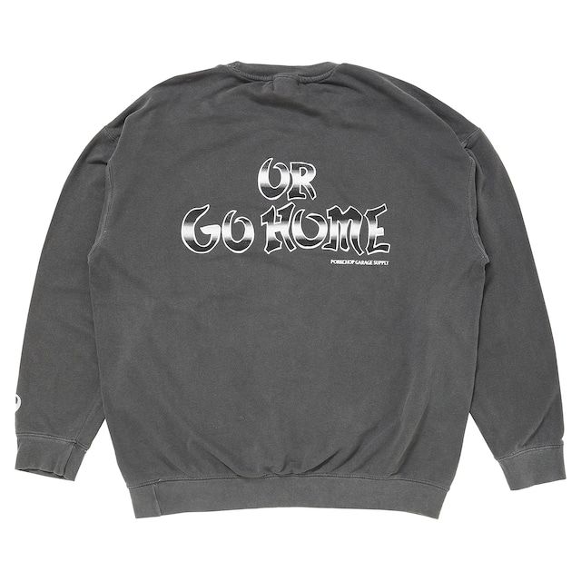 RIDE HARD SWEAT / ASH BLACK / スウェット