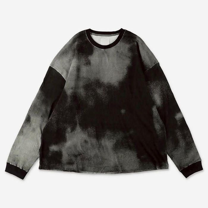 THERMAL OG TIEDYE LS TEE | BLACK TIEDYE