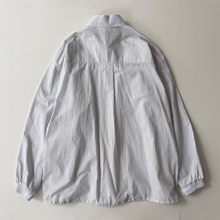 Seersucker Pullover Shirt / White