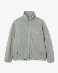 HIKER FULL ZIP BROUSON WOOL POLY NYLON PILE / HEATHER GRAY