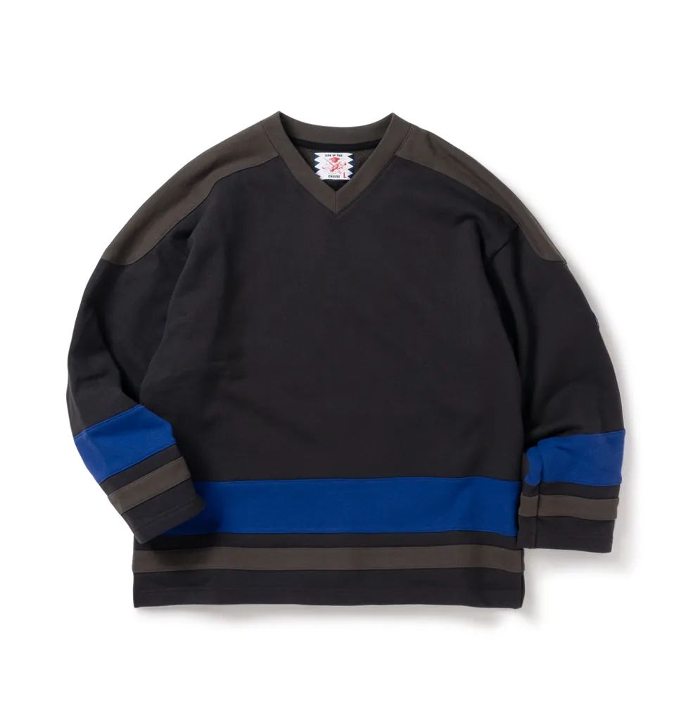 SON OF THE CHEESE - 27 HOCKEY SHIRT / BLACK / ホッケーシャツ | Stripe Online Store