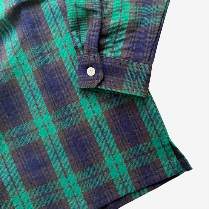 MILPITAS PLAID LS SHIRT / GREEN