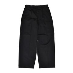 Wool Easy Trad Trousers / Black