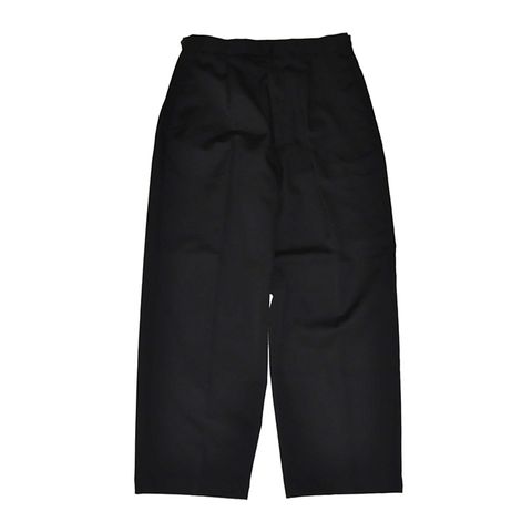 Wool Easy Trad Trousers / Black