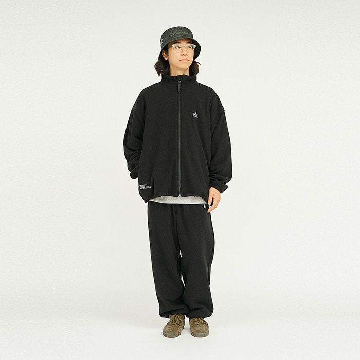 Refresh!Service. / FLEECE TRACK SUIT / BLACK
