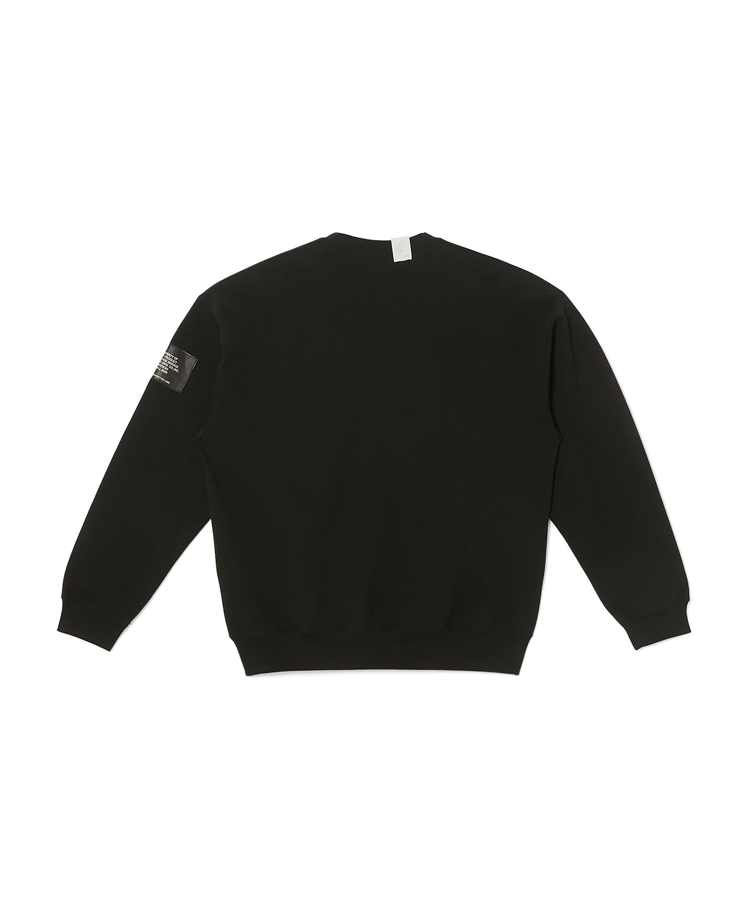 9262-CS81 / CREWNECK SWEATSHIRT / BLACK / クルーネック スウェット