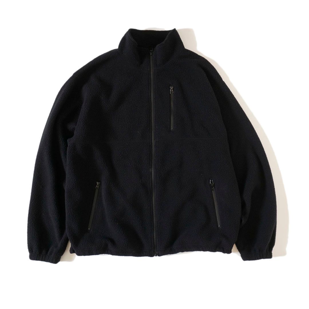 UNIVERSAL PRODUCTS FLEECE ZIP 黒-