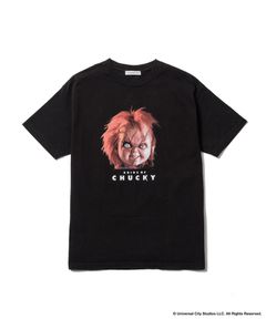 "CHUCKEY" TEE / BLACK / コラボティー