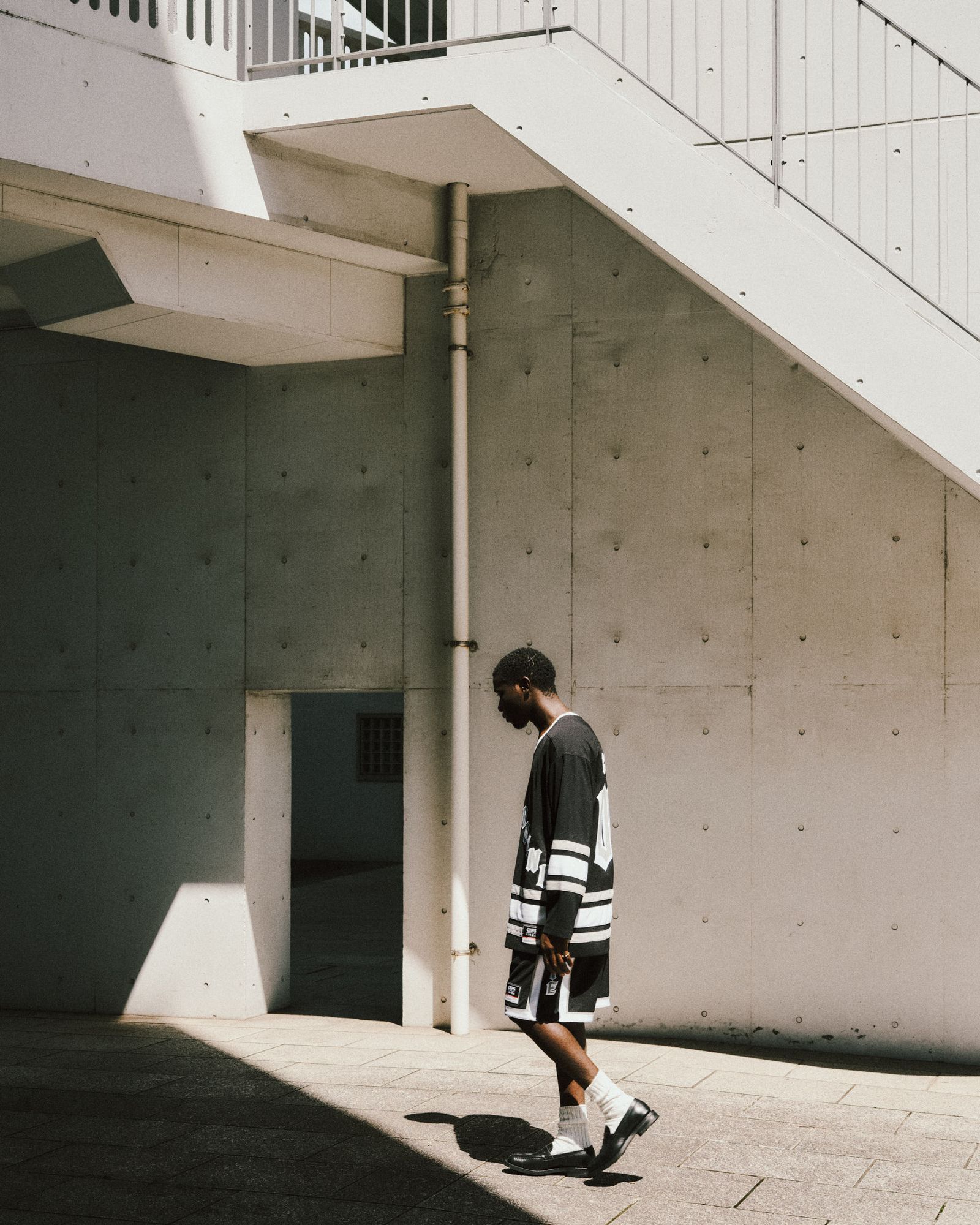 HOCKEY JERSEY / BLACK /  MITCHELL & NESSコラボ / MTL-CTE-01