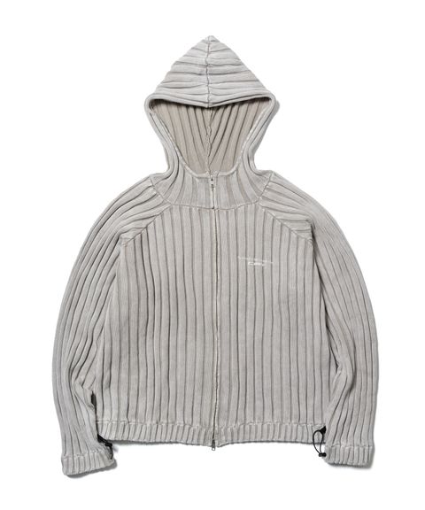 CPG KNIT HOODIE 26AW / GRAY / ニット フーディー