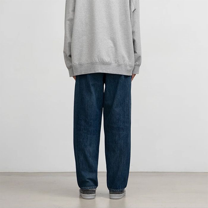 Graphpaper - Selvage Denim Two Tuck Tapered Pants -DARK FADE