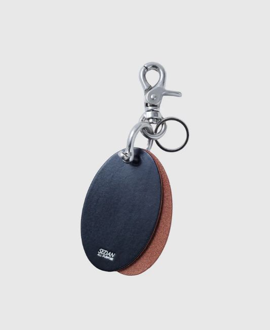 OVAL KEYRING / Black