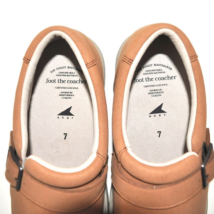 DESCENDANT - ONE STRAP TRI-PAD foot the coacher / BEIGE | Stripe 