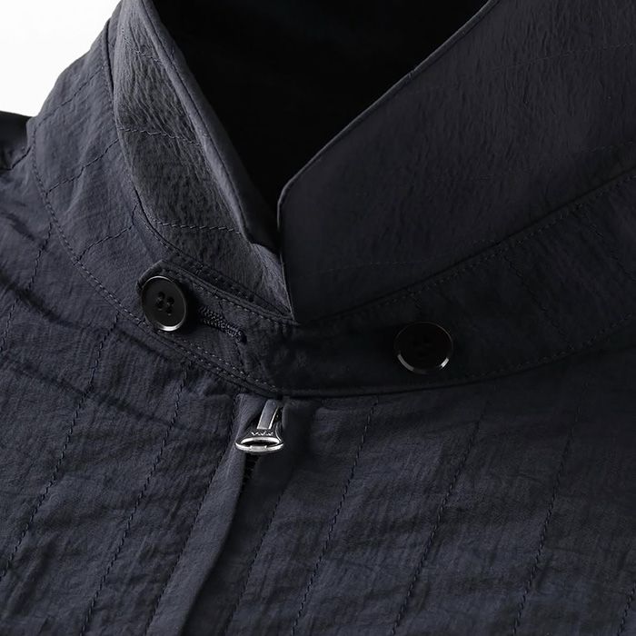 STITCHED NYLON SWING TOP | D.NAVY