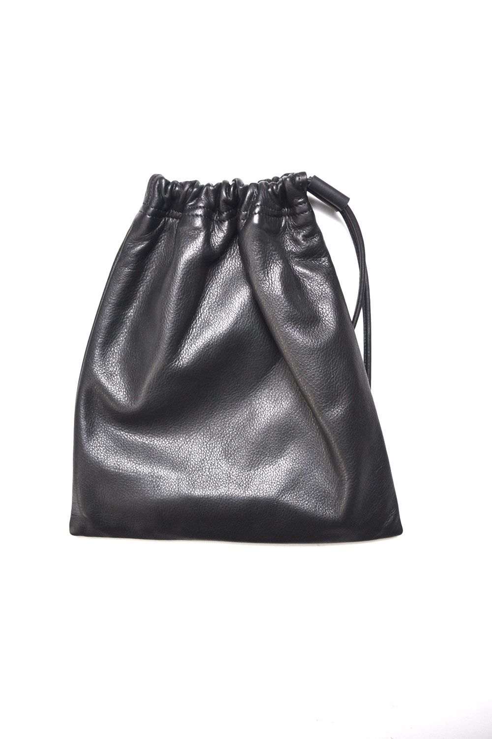 COMESANDGOES - COW LEATHER DRAWSTRING BAG (SMALL) (No.21862