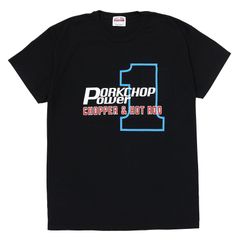 P POWER POCKET TEE / BLACK / プリントティー