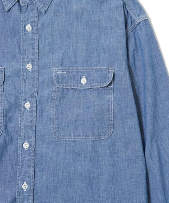 CHAMBRAY SHIRT / INDIGO / シャンブレーシャツ