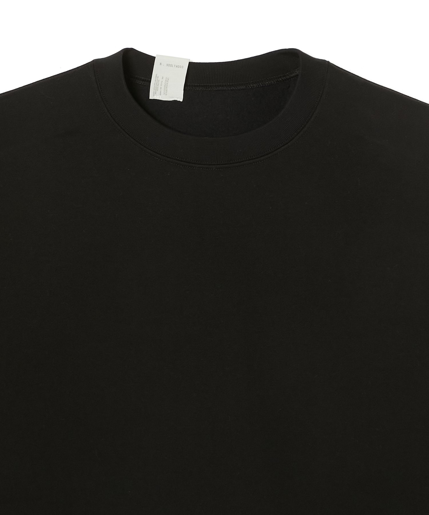 9262-CS81 / CREWNECK SWEATSHIRT / BLACK / クルーネック スウェット