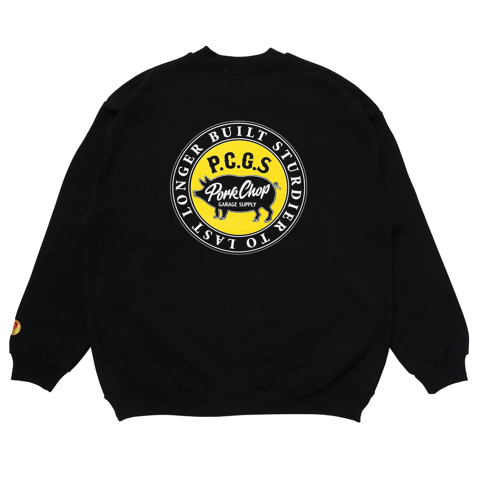 PORKCHOP - CIRCLE PORK SWEAT / BLACK | Stripe Online Store