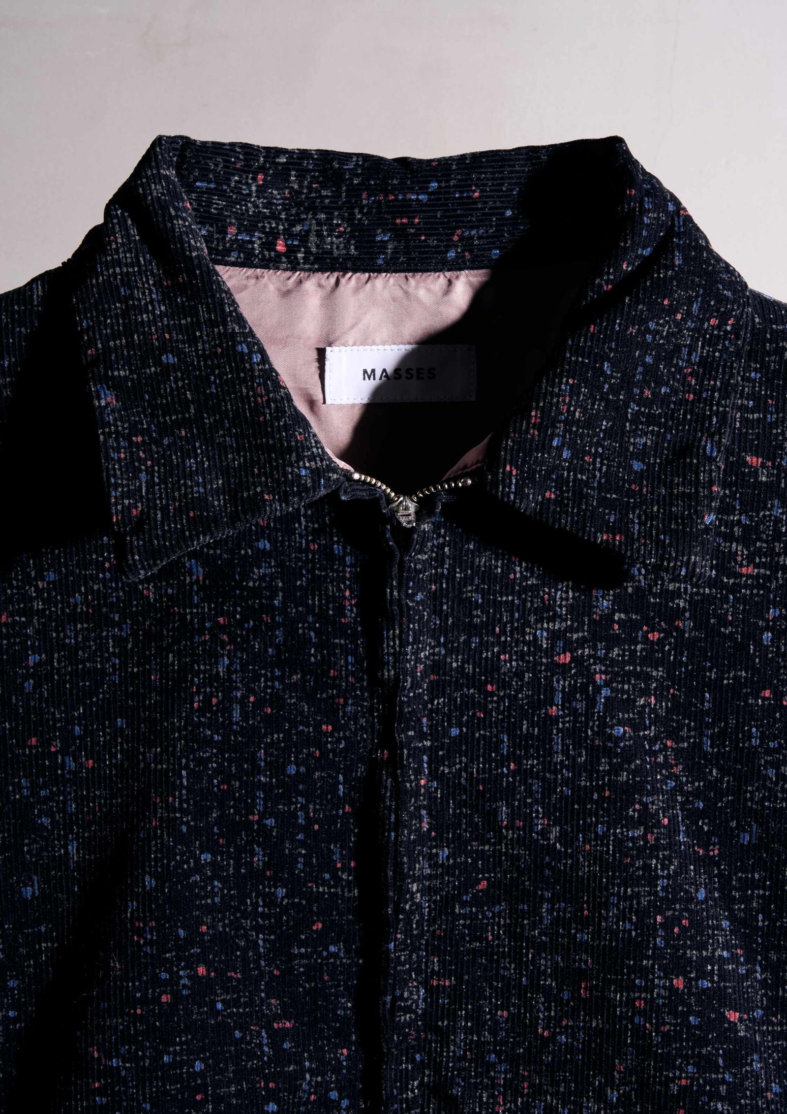 CORDUROY ZIP JKT SAP / BLACK / ジップアップジャケット