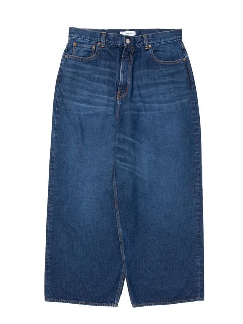 12.5oz Denim 5 Pocket Extra Baggy Pants / INDIGO AGING FADE /  バギーデニムパンツ / CTE-26S113