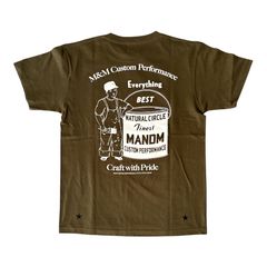 PRINT TEE / ARMY GREEN / プリントティー / 26MMT22