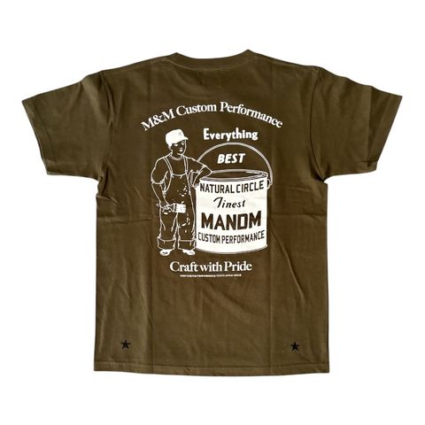 PRINT TEE / ARMY GREEN / プリントティー / 26MMT22