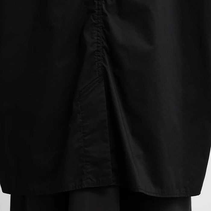 Garment Dyed Typewritter Oversized Jacket / Black