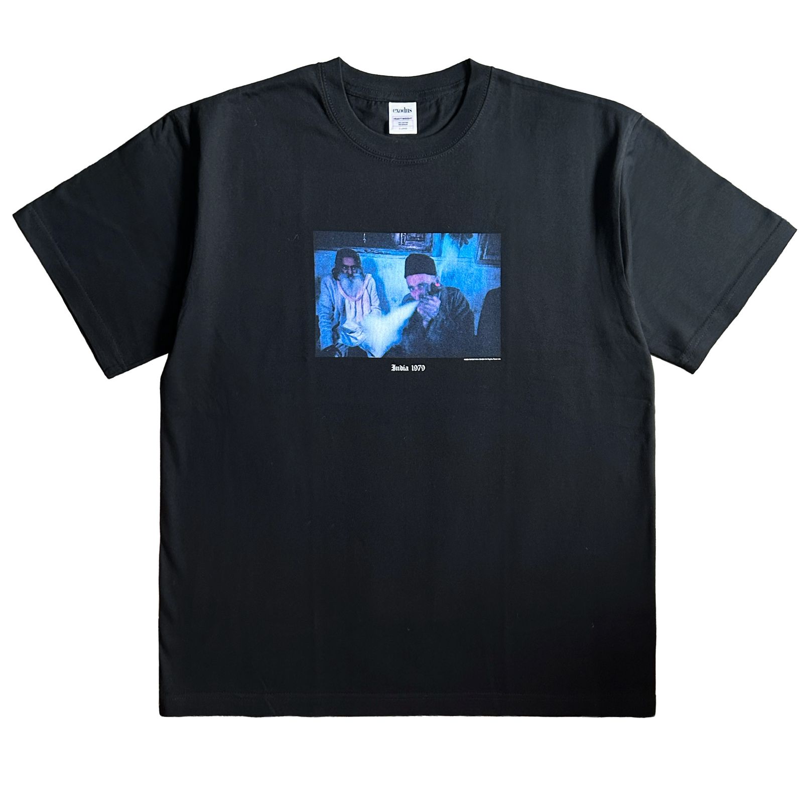 MASATAKA ISHIDA INDIA 1979 T SHIRT / BLACK / プリントシャツ