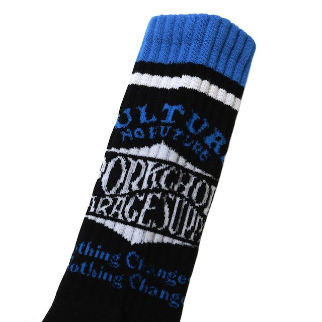 WAVE LOGO SOX / BLACK