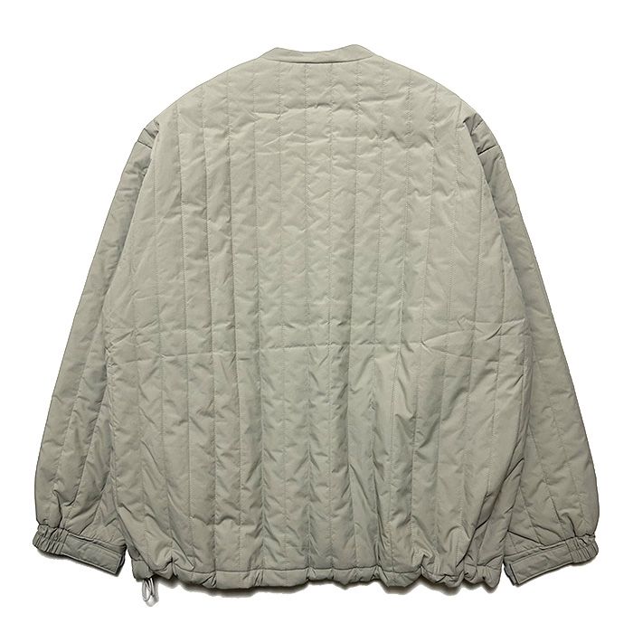 PERTEX UNLIMITED Quilted Crew Neck Pullover / GREGE