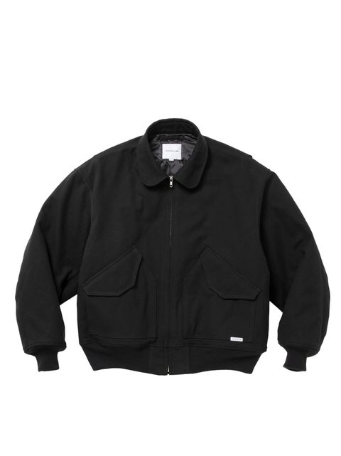 Nidom Cotton Duck Flight Jacket / BLACK / フライトジャケット