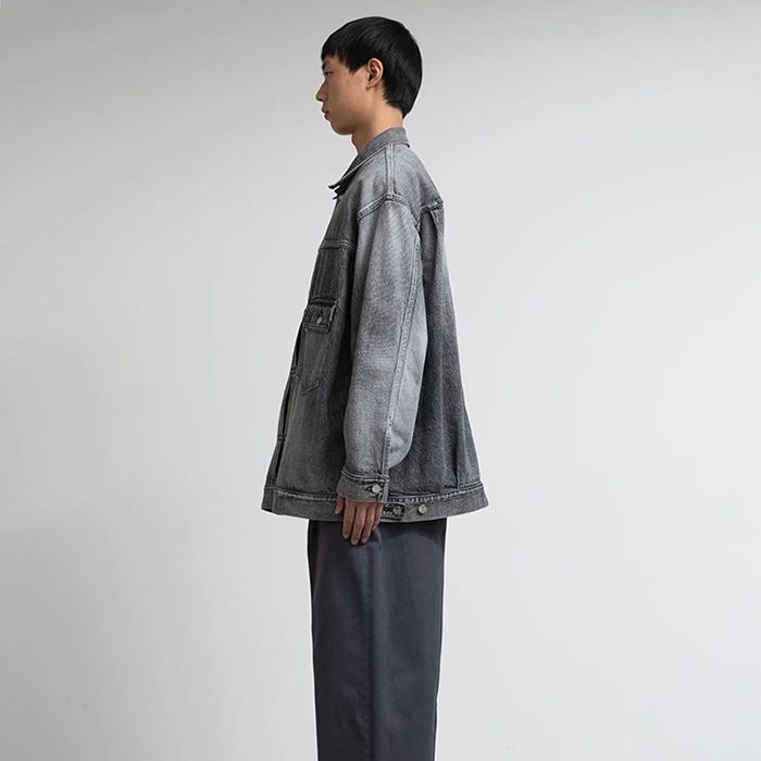 Selvage Denim Zip Jacket -LIGHT FADE- / BLACK LIGHT FADE