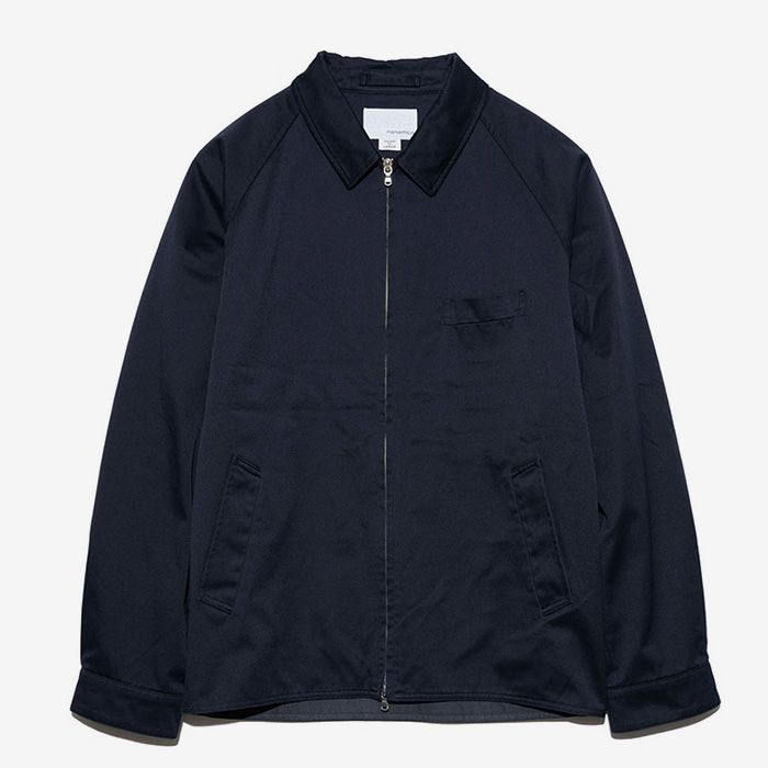 nanamica - WINDSTOPPER Chino Crew Jacket / N(Navy) | Stripe Online Store