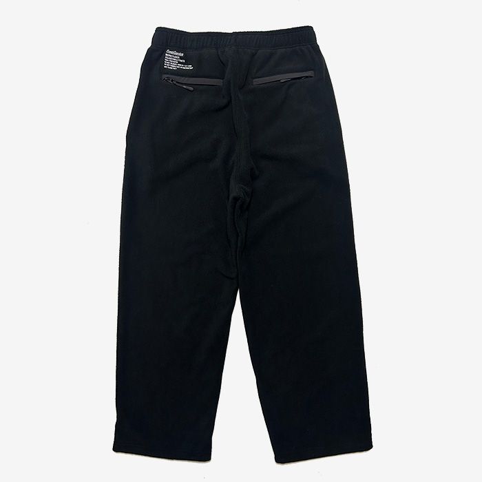MICRO FLEECE ADJUSTABLE PANTS / BLACK