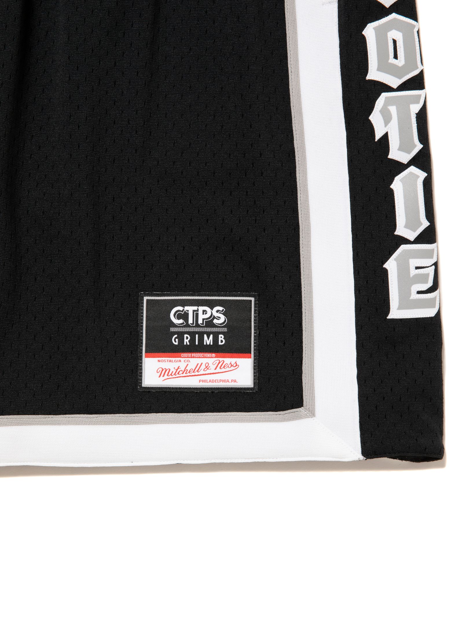 GAMEDAY SHORTS / BLACK /  MITCHELL & NESSコラボ / MTL-CTE-02