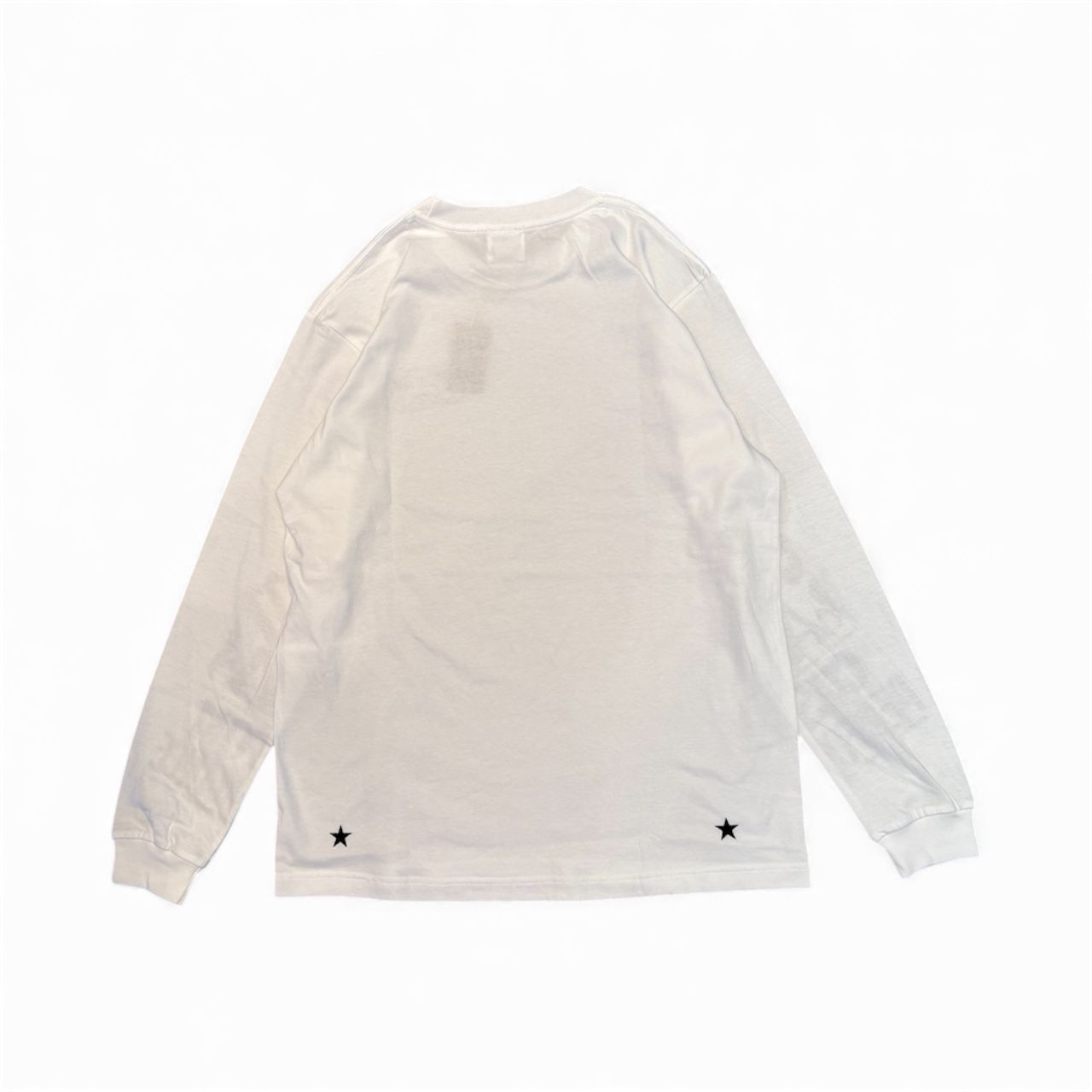 Logo L/S Tee / WHITE / プリントロングスリーブティー