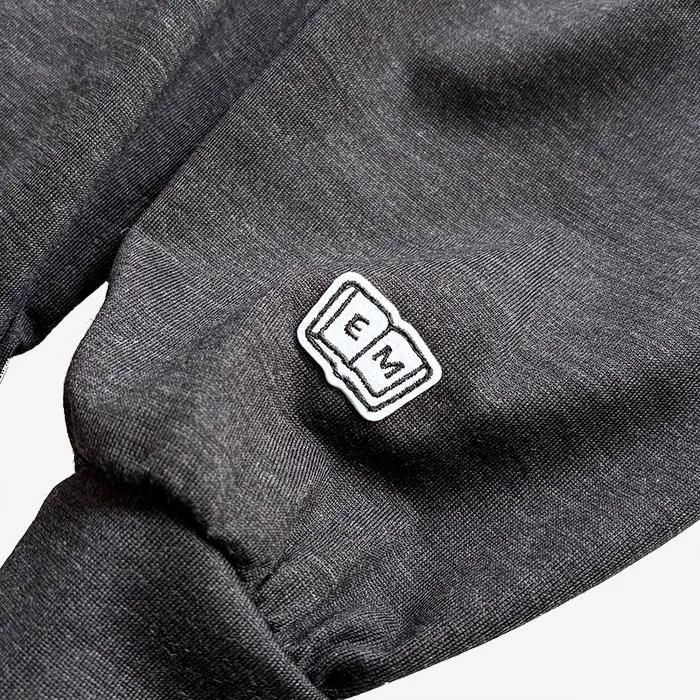 Merino Wool Pocket L/S Tee / Charcoal