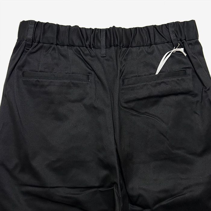 Westpoint Chino Wide Straight Trousers / Black
