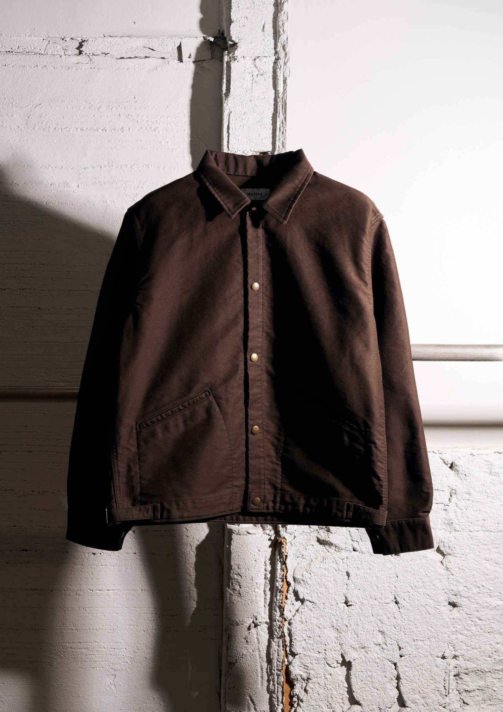 MOLESKIN SNAP JKT / BROWN / ワークジャケット