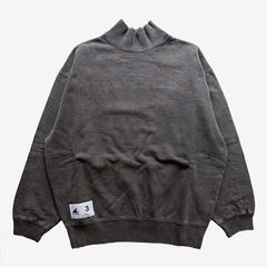 SPUR MOCK NECK PIGMENT DYE / BLACK