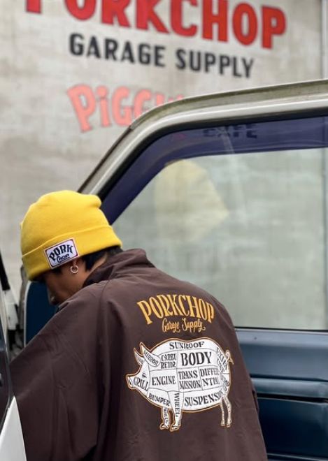 SQUARE WAPPEN BEANIE CAP / YELLOW