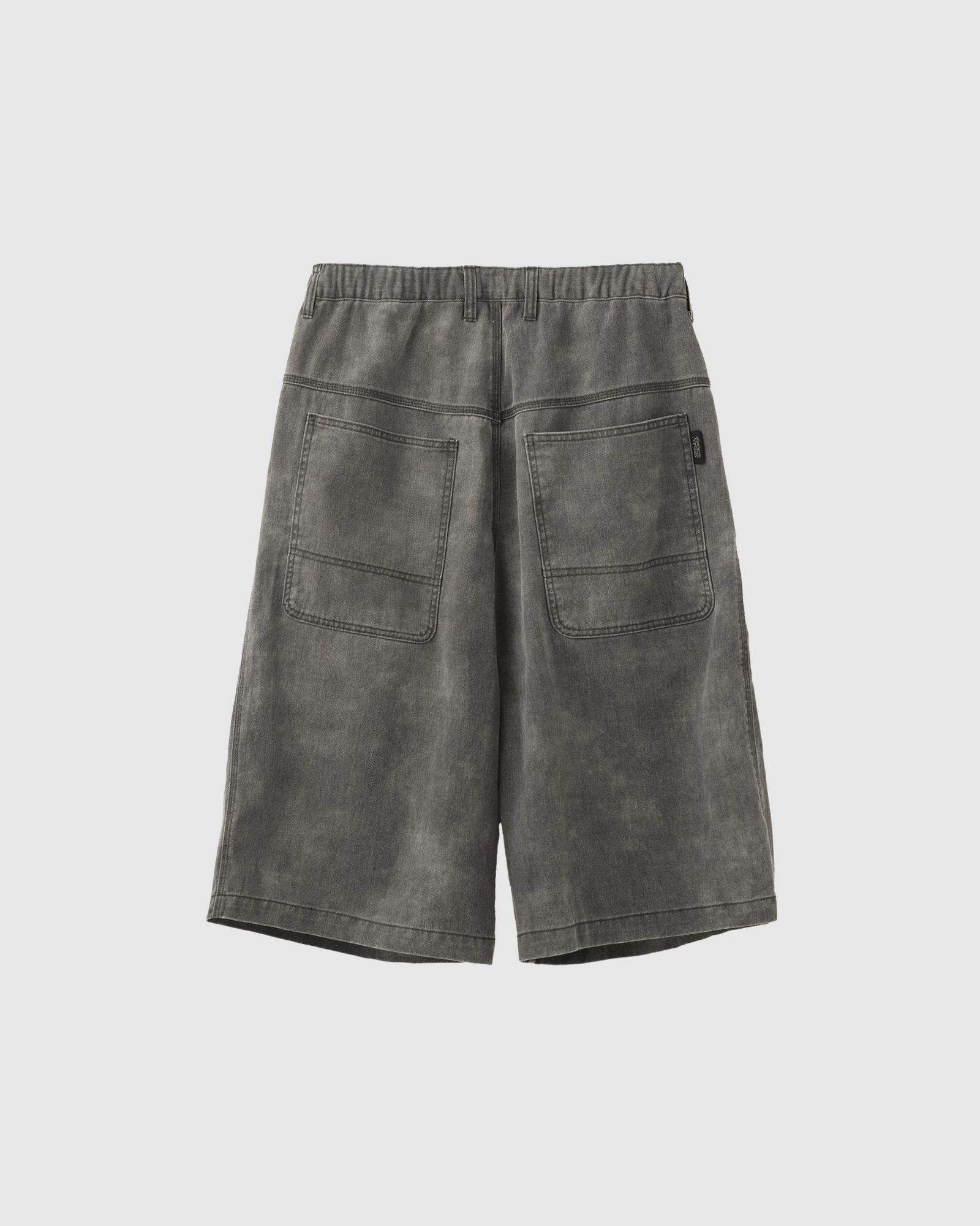COTTON TWILL SKATE SHORTS / Vintage Black