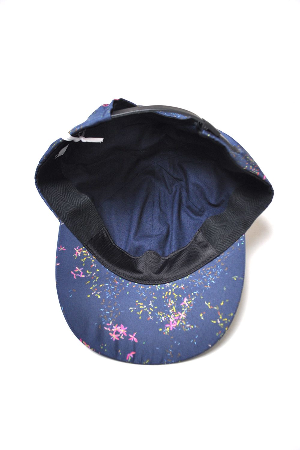 COMESANDGOES - NONNATIVE FLOWER CAP (No.20758) / NAVY FLOWER