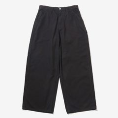 COTTON CANVAS PAINTER PANTS / BLACK