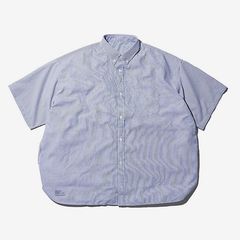 DRY OXFORD CORPORATE S/S B.D SHIRT / BLUE STRIPE