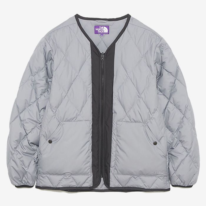 PERTEX QUANTUM PLAS Field Down Cardigan / LH(Light Gray)