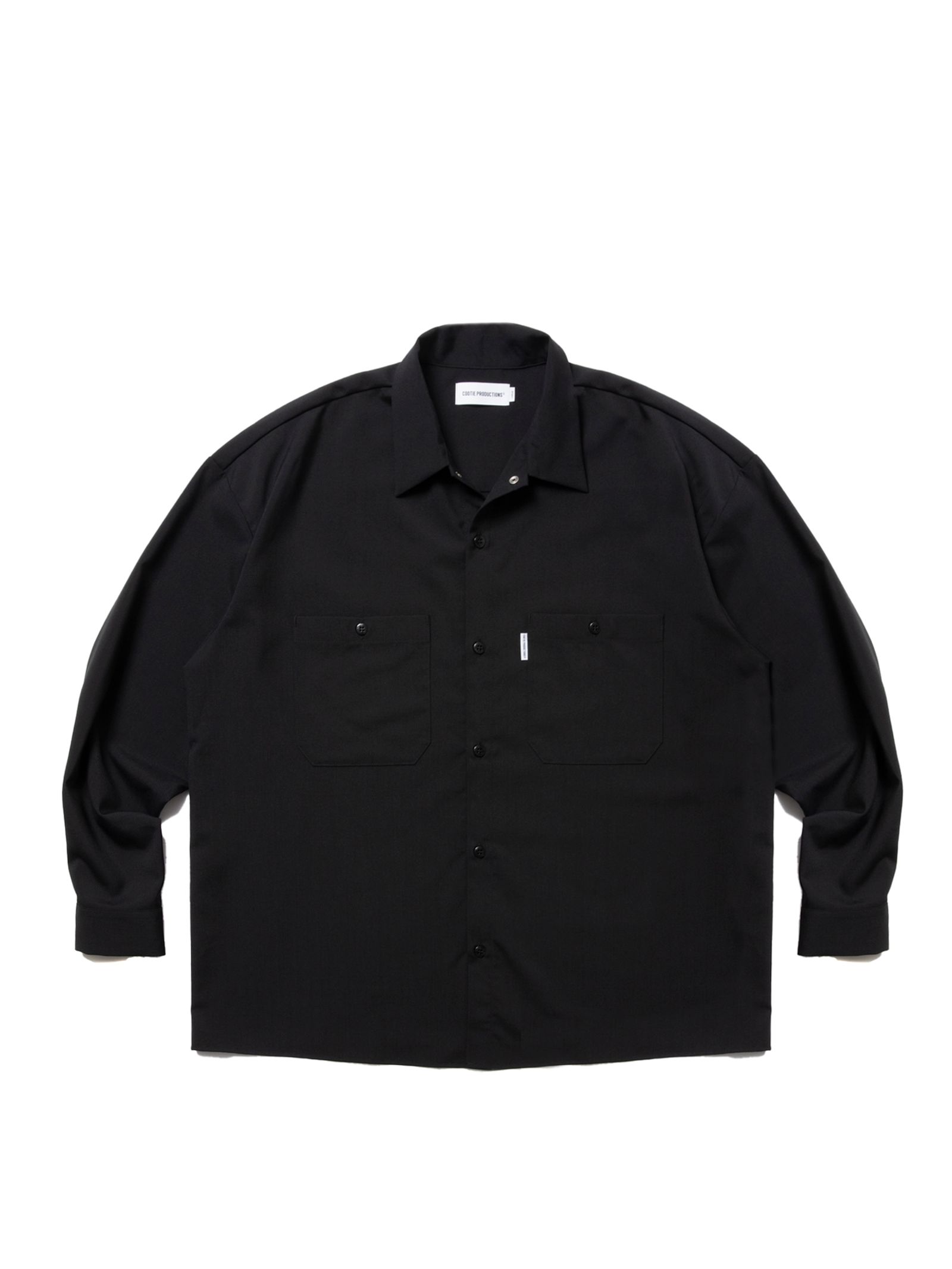 T/W Work L/S Shirt / BLACK / ワークシャツ /  CTE-25A401-PLAIN