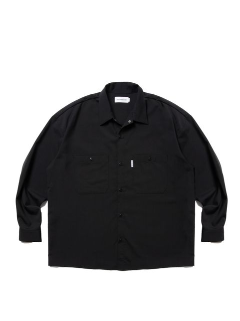 T/W Work L/S Shirt / BLACK / ワークシャツ /  CTE-25A401-PLAIN